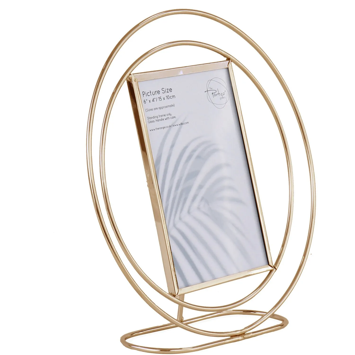 Orbital Round Photo Frame - Metal image