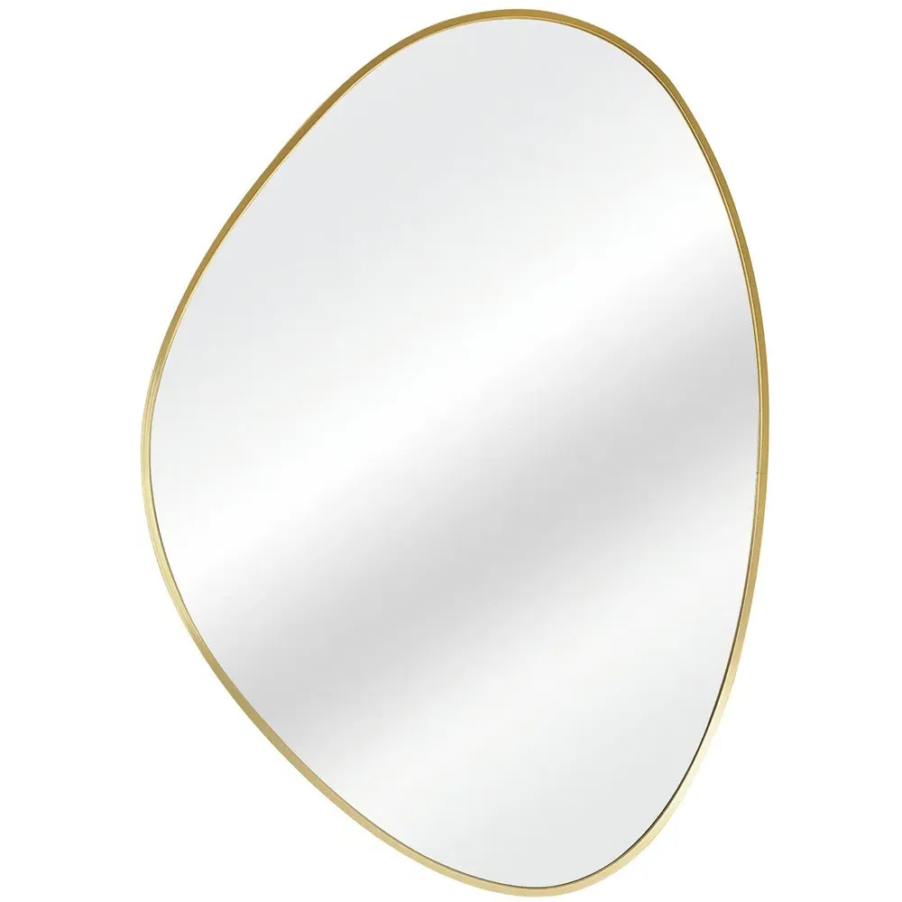 Organic Wall Mirror - Gold