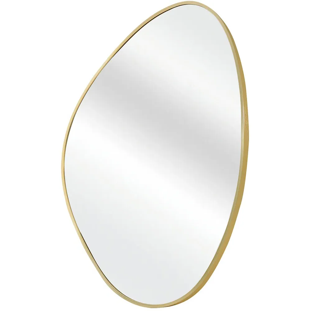 Organic Wall Mirror - Gold
