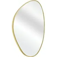 Organic Wall Mirror - Gold