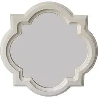 Quatrefoil Wall Mirror - Ivory