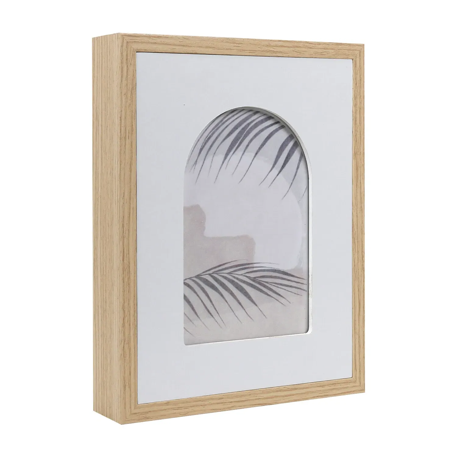 Rhea Free Standing Box Frame 6x4in - Natural