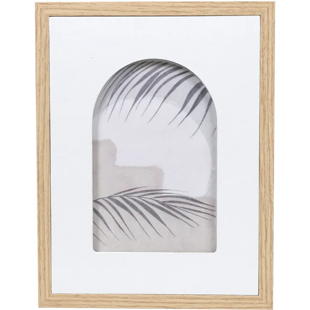 Rhea Free Standing Box Frame 6x4in - Natural image