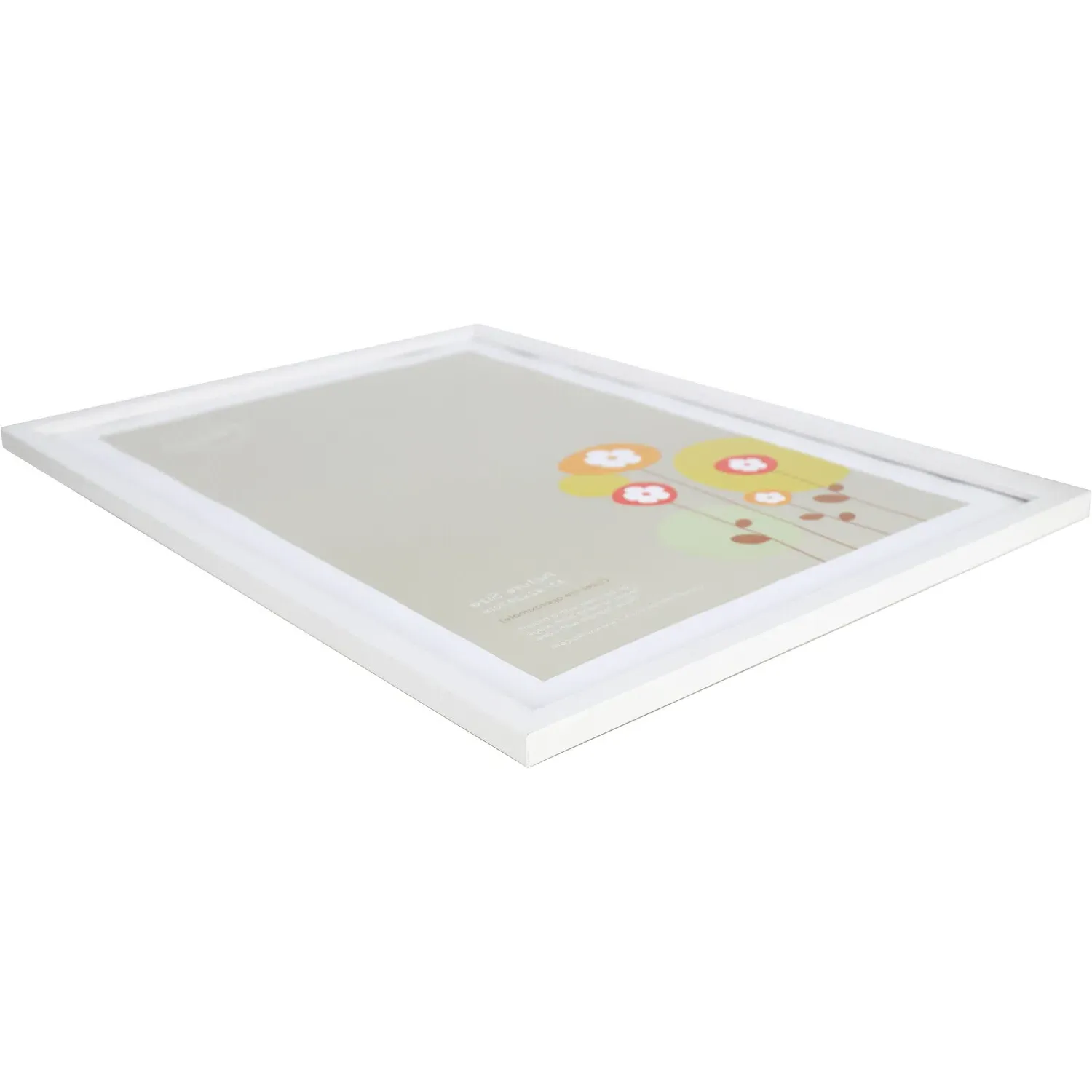 Ridged Photo Frame A3 - White