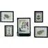 Set of 5 Frames with Shelf - Black