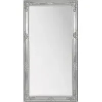 Sophia Ornate Lean To Mirror - Champagne Silver, Wood