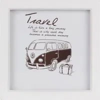 Square Deep Box Frame - White