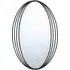 Swirl Oval Mirror - Black
