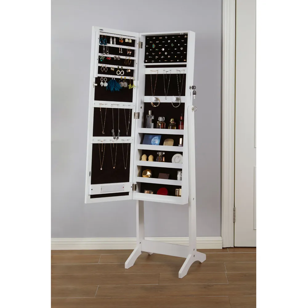 Touch Switch Beauty LED Mirror Cabinet - White