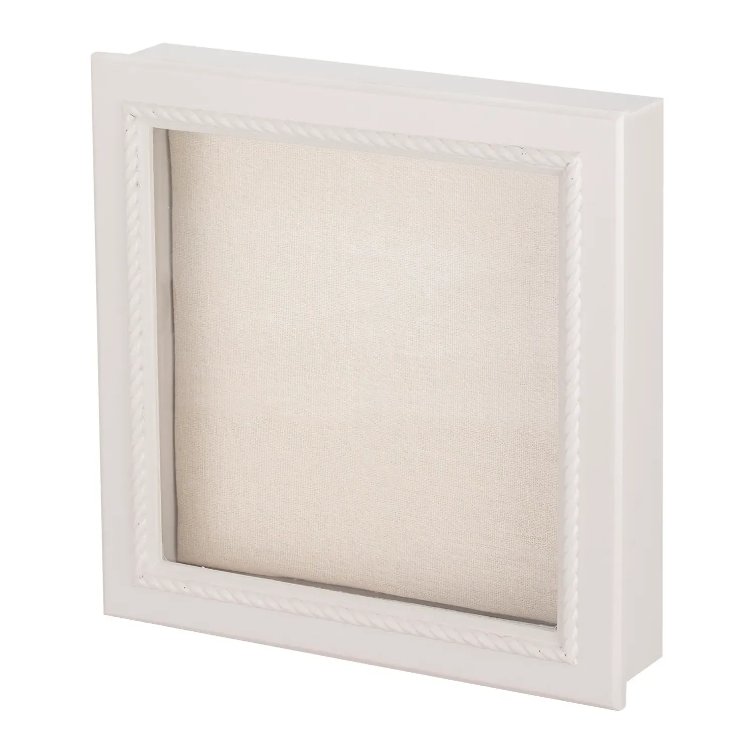 Twist Edge Box Photo Frame - Grey