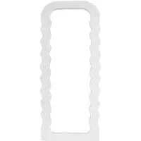 Wavy Polypropylene Mirror - White