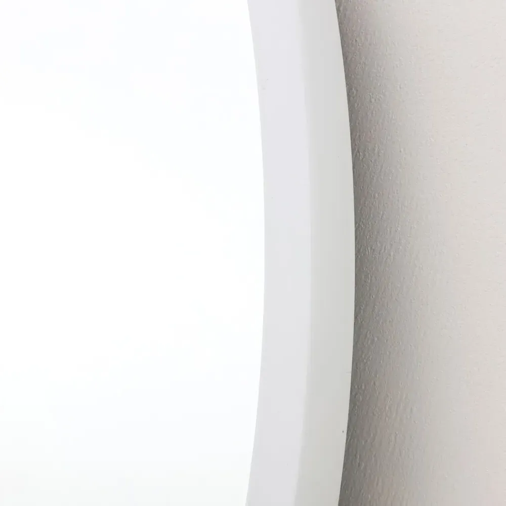 Wide Arch Mirror - White, Metal