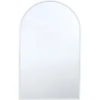 Wide Arch Mirror - White, Metal