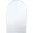 Wide Arch Mirror - White, Metal