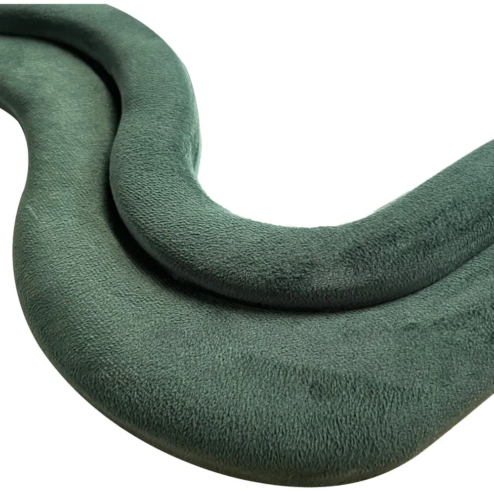 Wobble Frame Mirror - Emerald Green, Velvet Effect