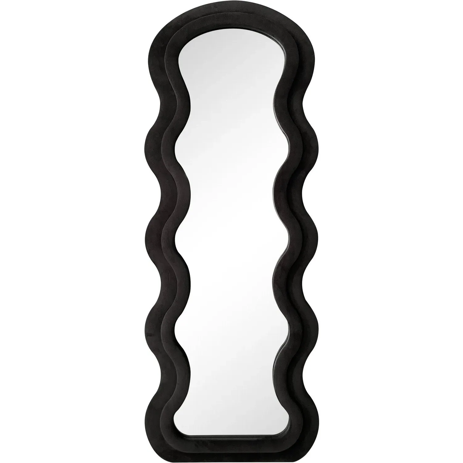 Wobble Standing Mirror - Black image