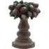 Cones Candle Stick - Brown, Ceramic