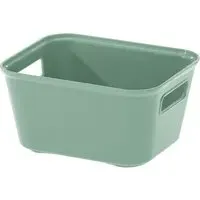 Moda S Storage Basket - Sage, Plastic