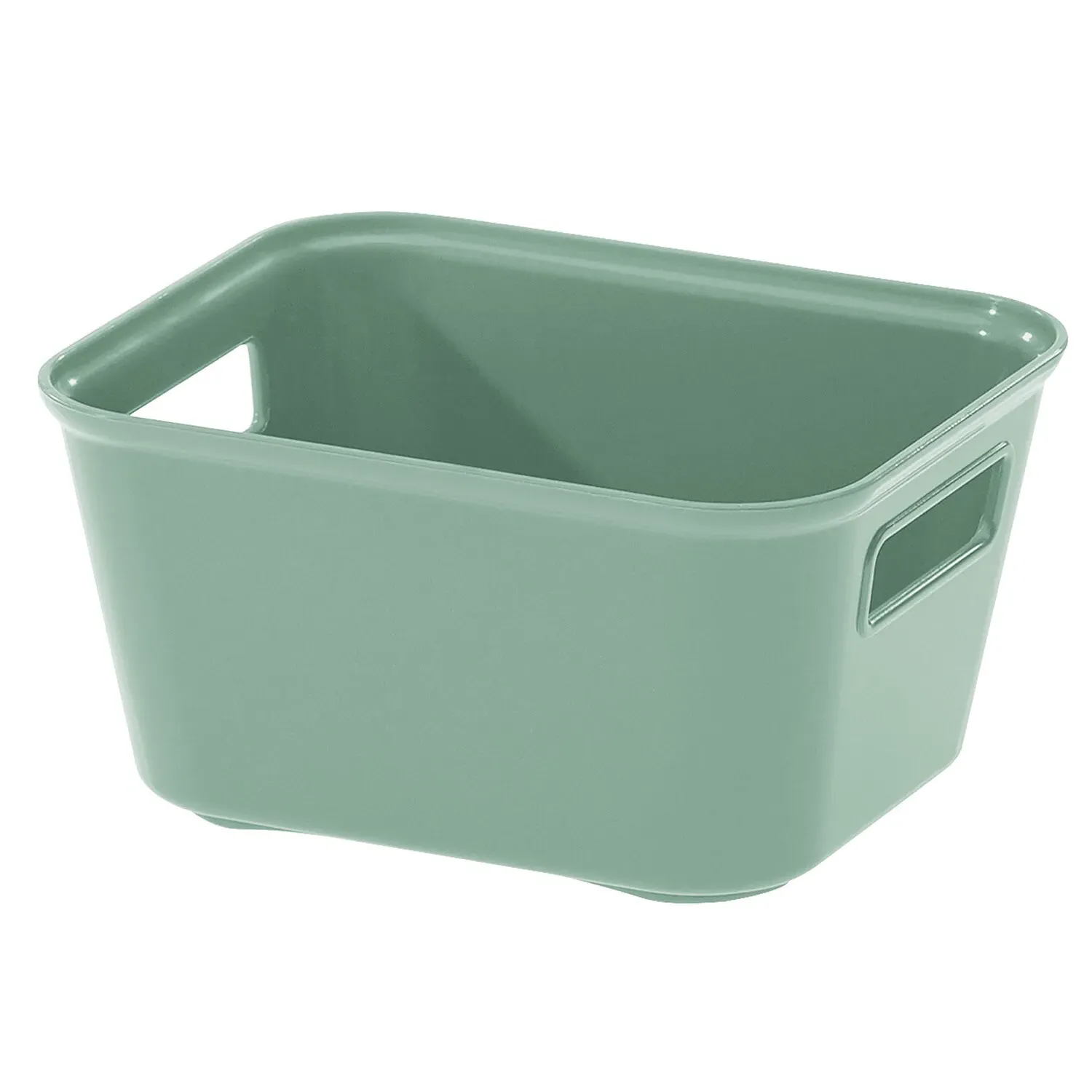 Moda S Storage Basket - Sage, Plastic