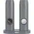 2 Piece Electronic Rechargeable Salt and Pepper Mills Set - Grey