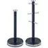 Belle Mug Tree and Towel Pole Set - Blue, Steel