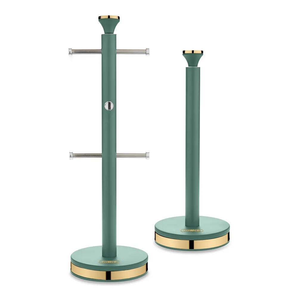 Cavalletto Mug Tree and Towel Pole Set - Green