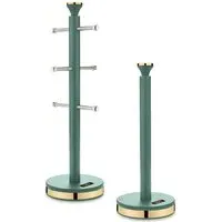 Cavalletto Mug Tree and Towel Pole Set - Green