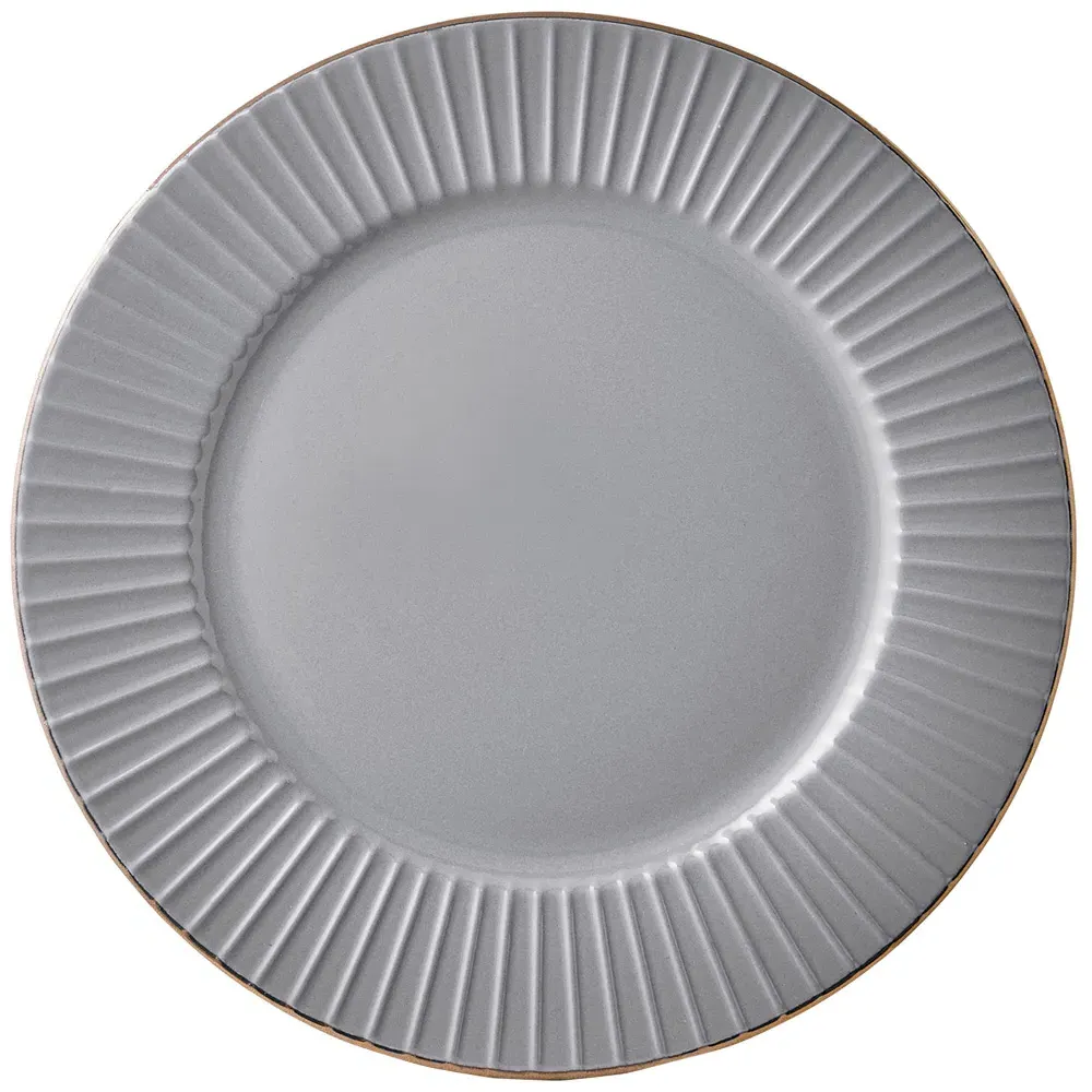 Empire 16 Piece Dinnerware Set - Grey, Stoneware