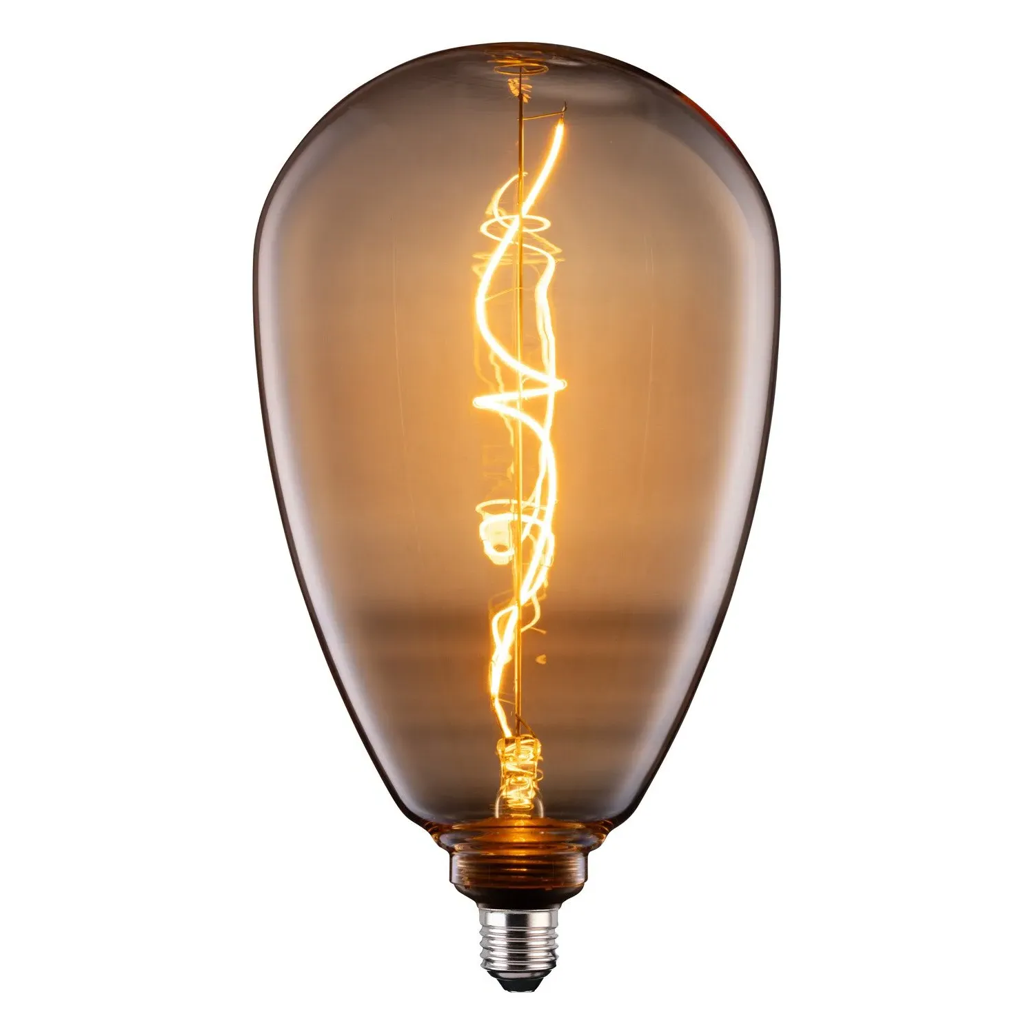 4W Filament E27 Bulb - Warm White, Amber Glass image