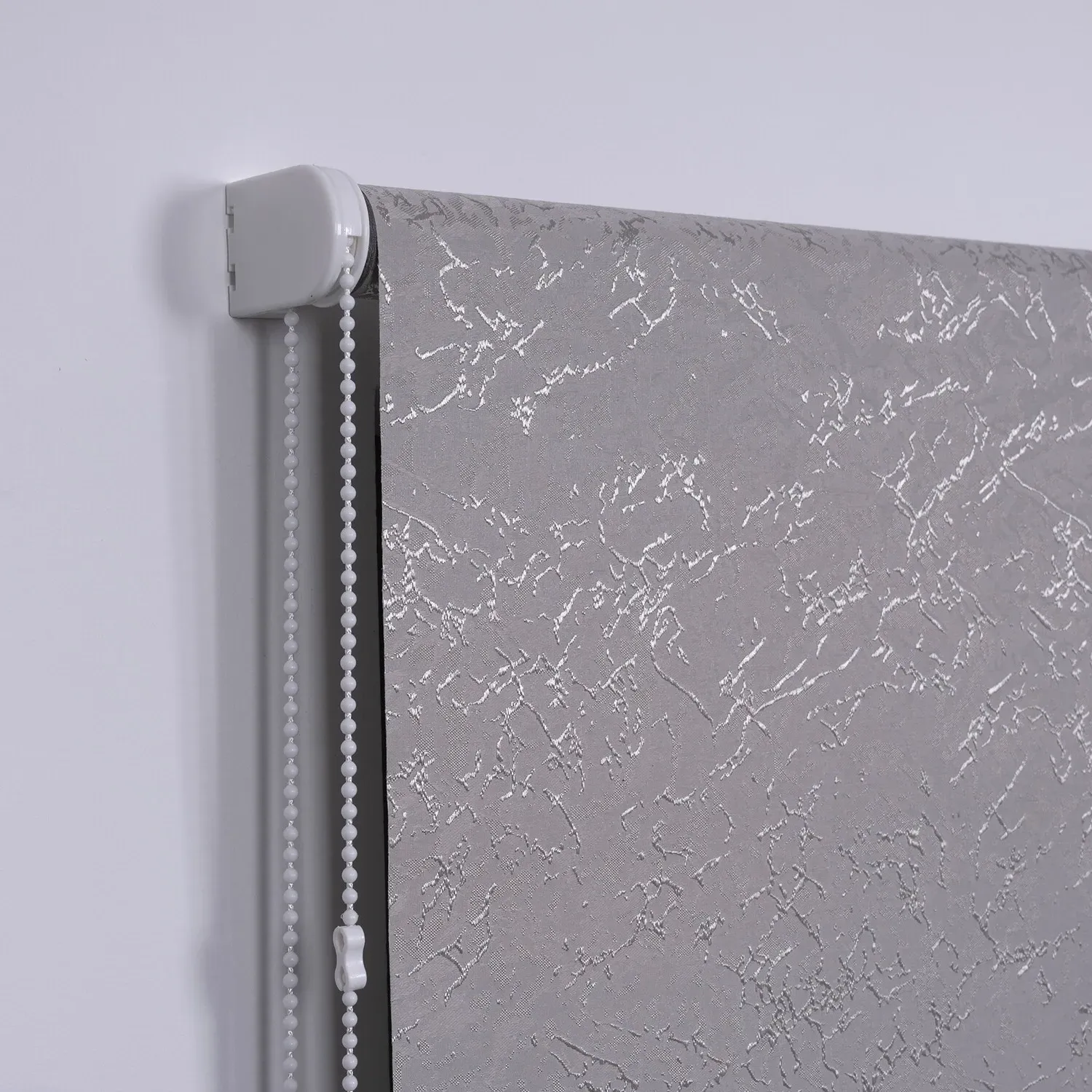 Crackle Blackout Blind 120cm - Light Grey