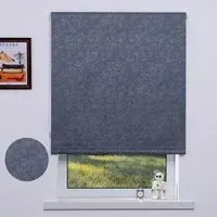 Crackle Blackout Blind 180cm - Dark Grey