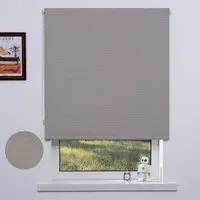 Jute Textured Blackout Blind - Cream