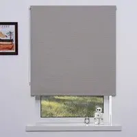 Jute Textured Blackout Blind - Cream