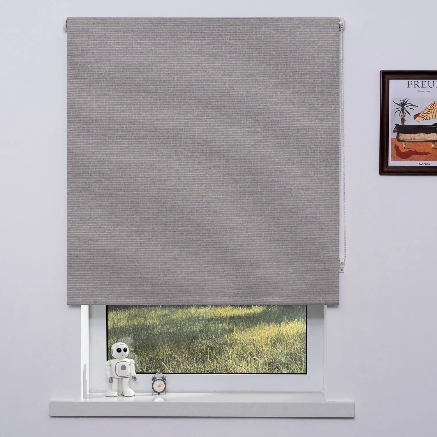 Jute Textured Blackout Blind - Cream