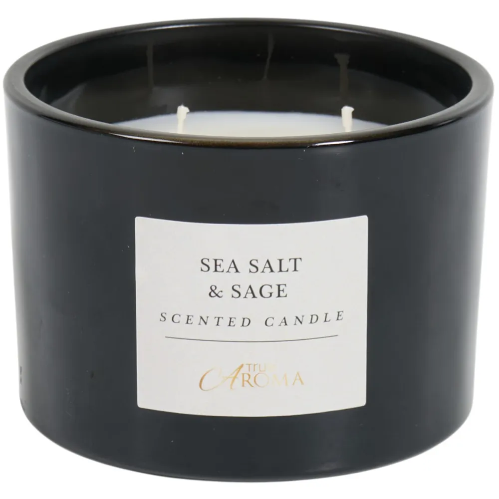 3 Wick Candle - Sea Salt and Sage