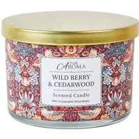 3 Wick Candle - Wild Berry and Cedarwood