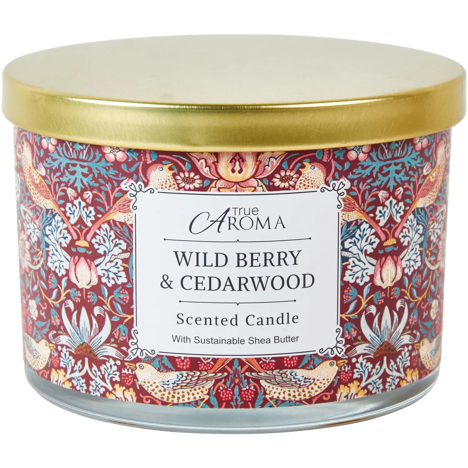 3 Wick Candle - Wild Berry and Cedarwood image