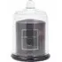 Midnight Orchid Bell Jar Candle - Black