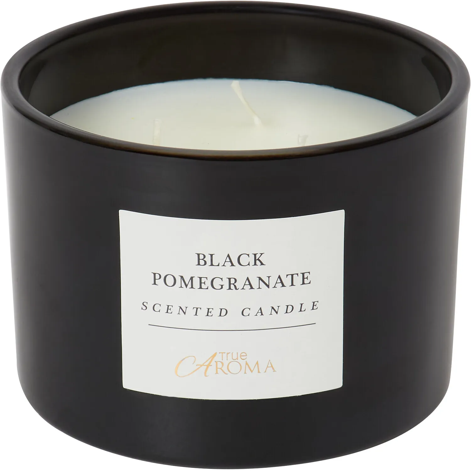 Pomegranate Candle with Lid - Black