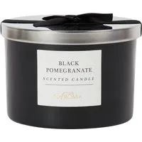 Pomegranate Candle with Lid - Black