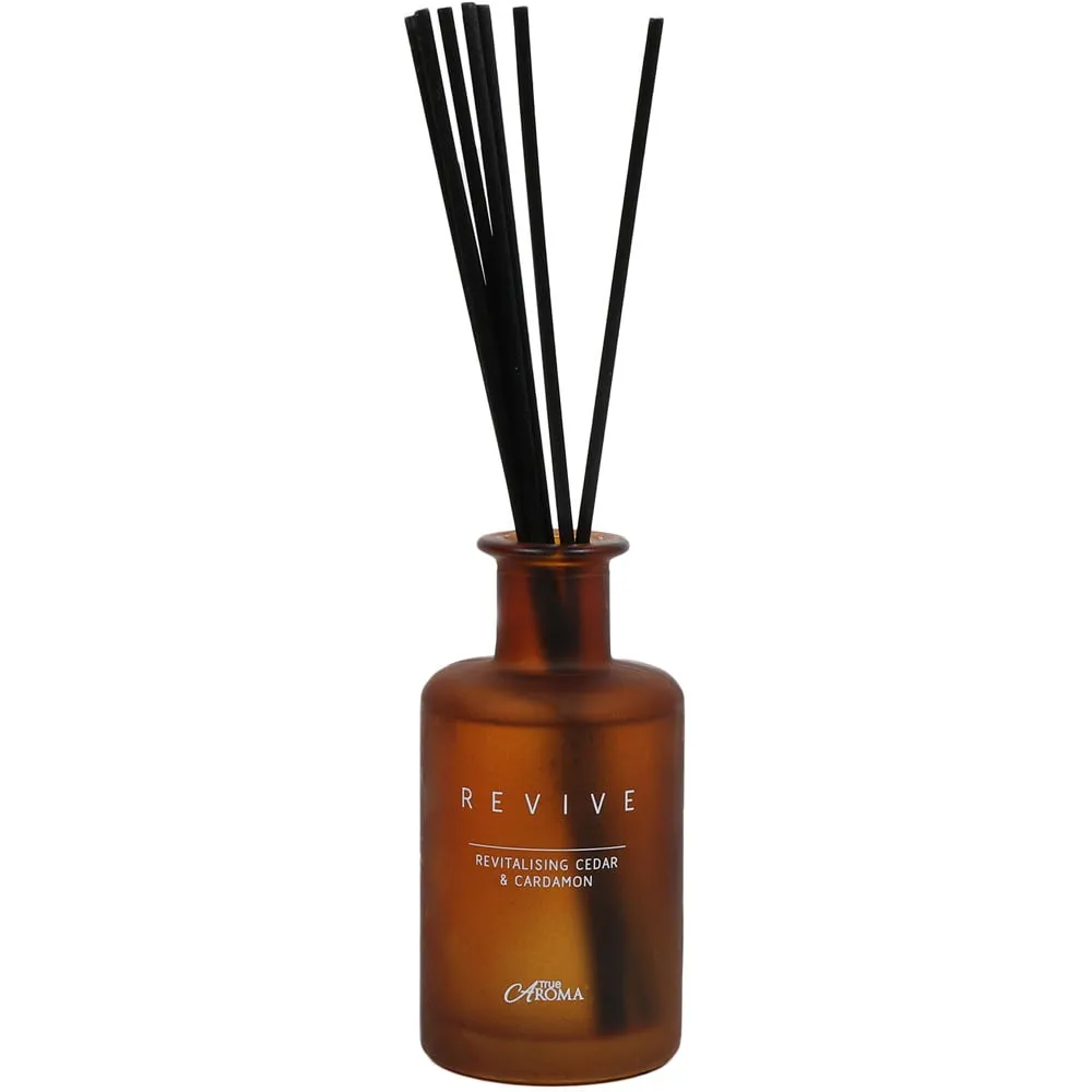 Revive Cedar and Cardamom Reed Diffuser - Orange
