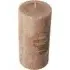 Sandalwood and Jasmine Scented Pillar Candle - Brown