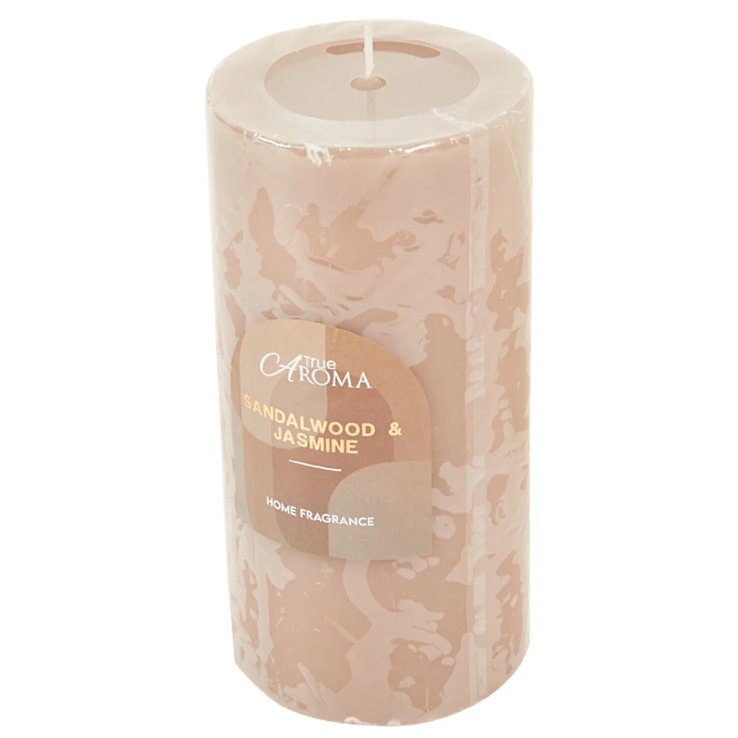Sandalwood or Bergamot Scented Pillar Candle