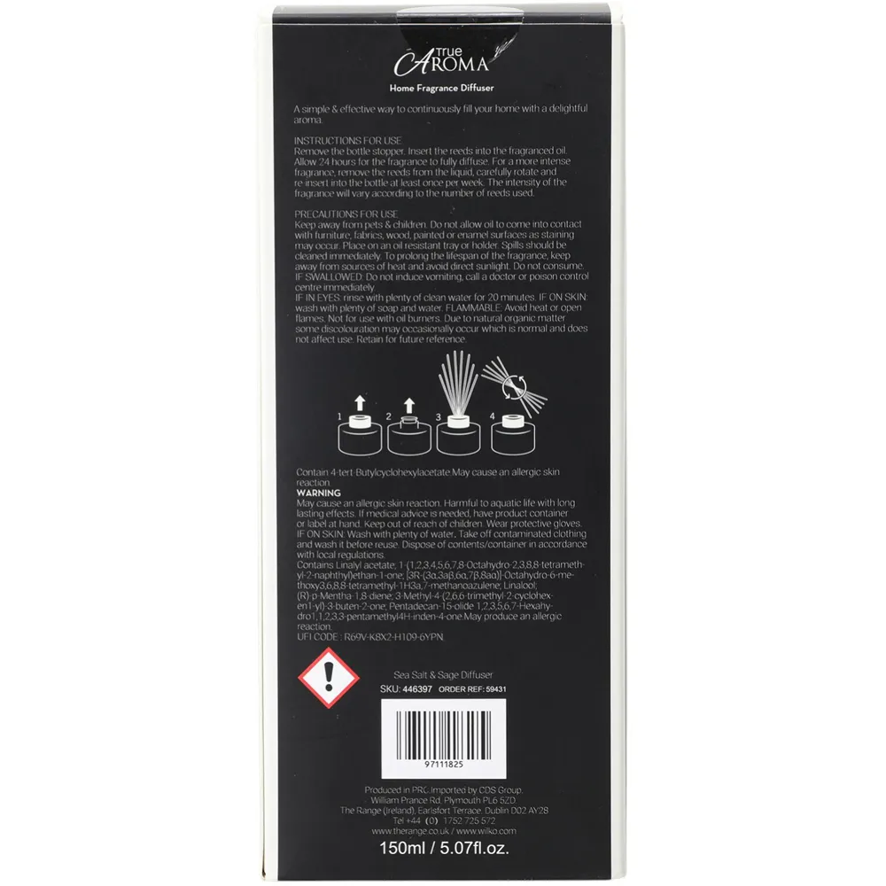 Sea Salt and Sage Reed Diffuser