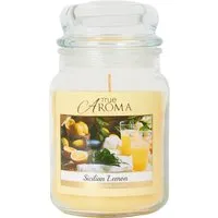 Sicilian Lemon Mason Jar Candle - Yellow
