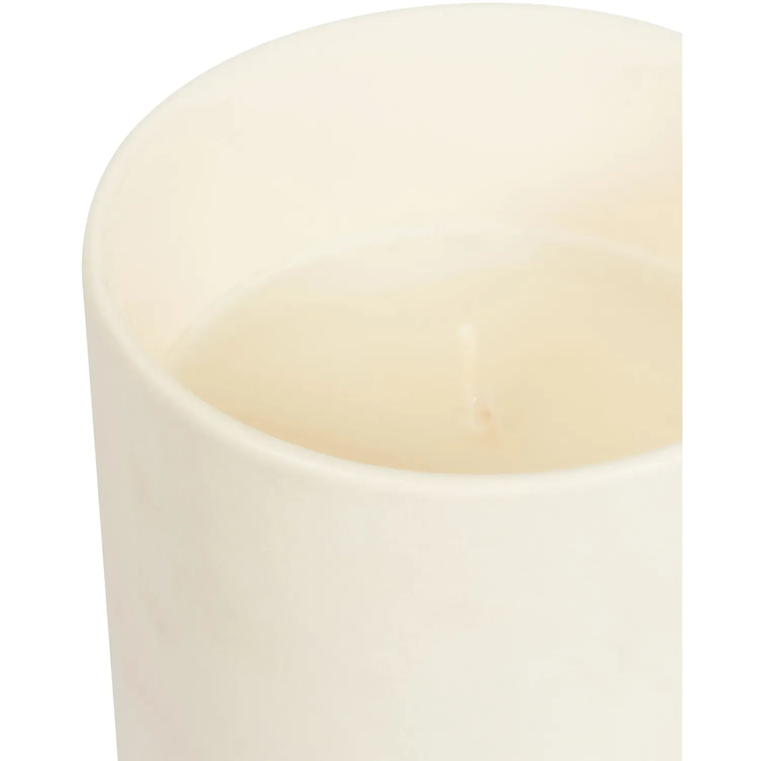 Soft Cotton Ceramic Candle - Cream
