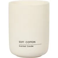 Soft Cotton Ceramic Candle - Cream