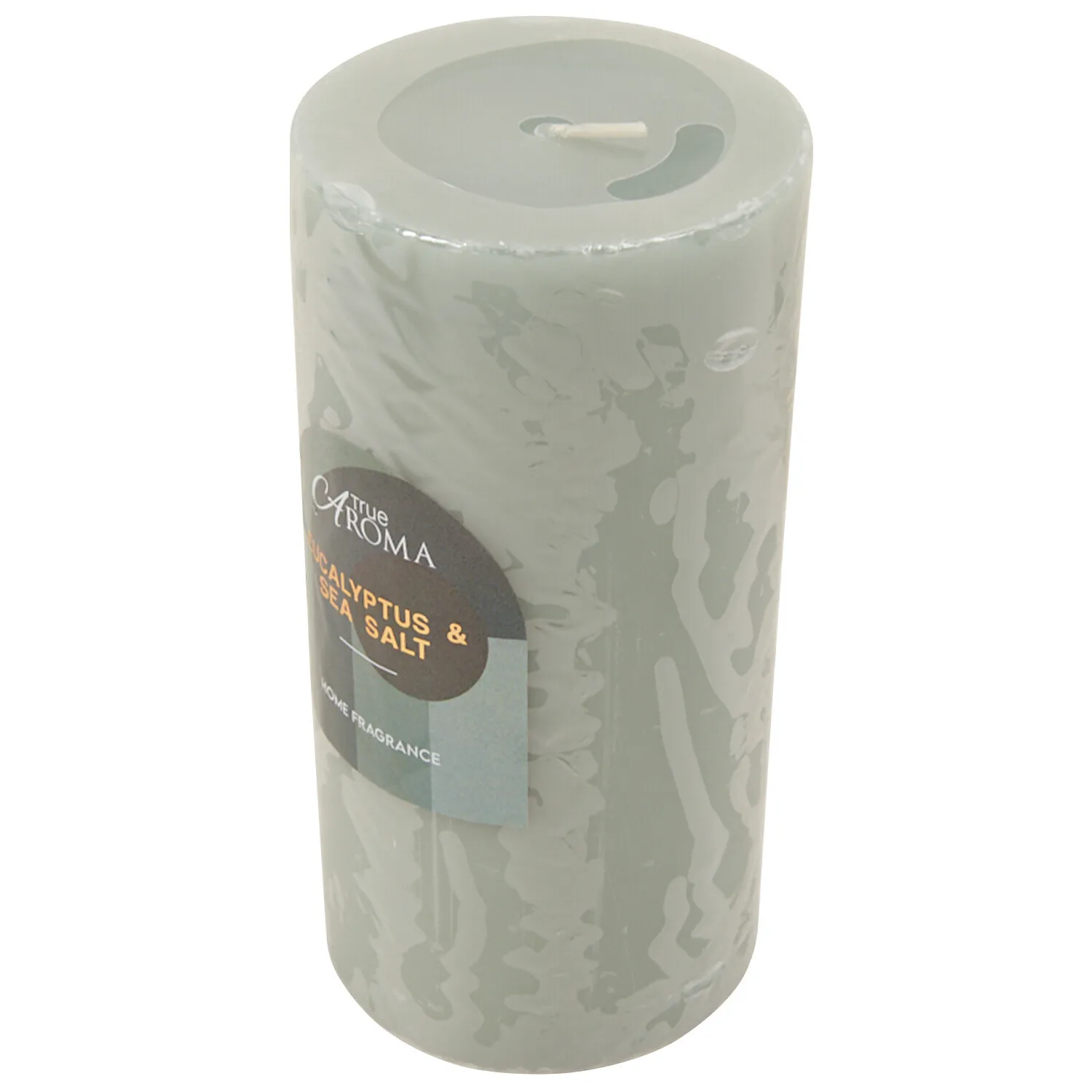 Warm Vanilla or Eucalyptus Scented Pillar Candle