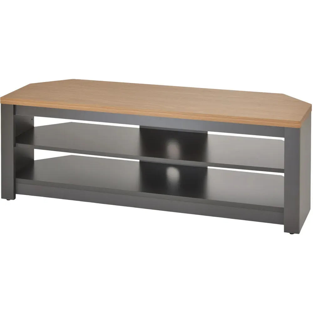 Memphis 2 Shelf TV Stand - Grey, Oak