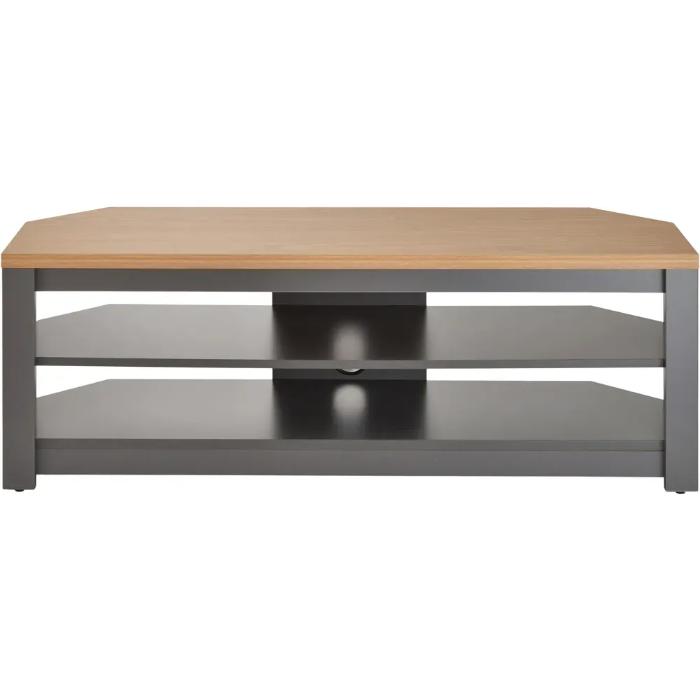 Memphis 2 Shelf TV Stand - Grey, Oak